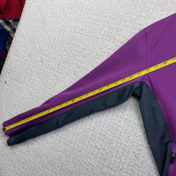 Rossignol Cross country XC skiing Jacket Wom L Purple Softshell Lightweight - Picture 9 of 14